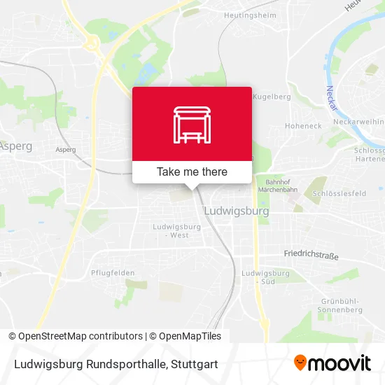 Ludwigsburg Rundsporthalle map