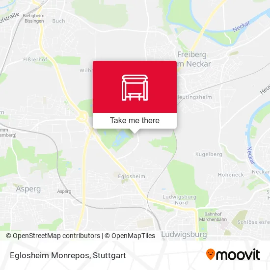 Eglosheim Monrepos map