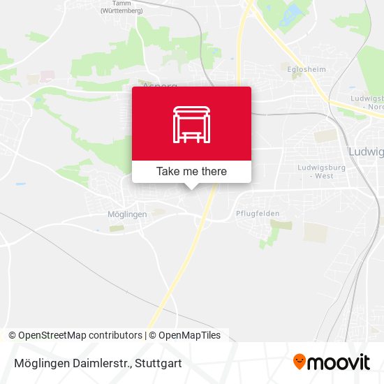 Карта Möglingen Daimlerstr.