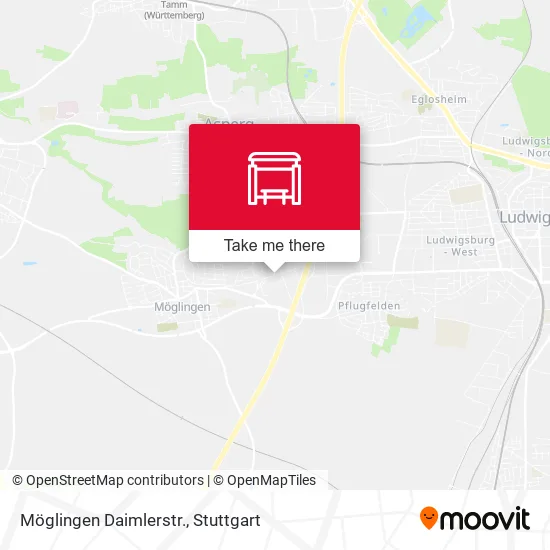 Карта Möglingen Daimlerstr.