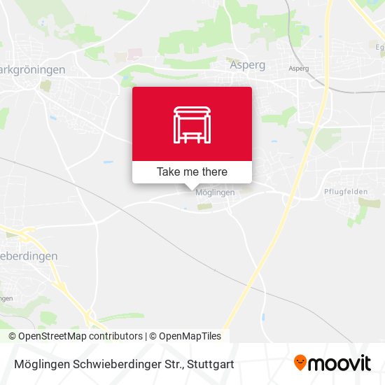 Карта Möglingen Schwieberdinger Str.