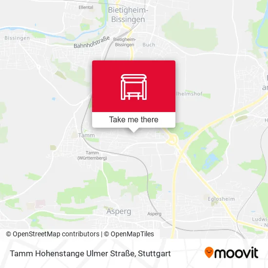 Карта Tamm Hohenstange Ulmer Straße