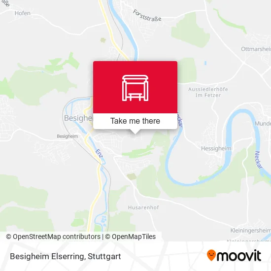 Карта Besigheim Elserring