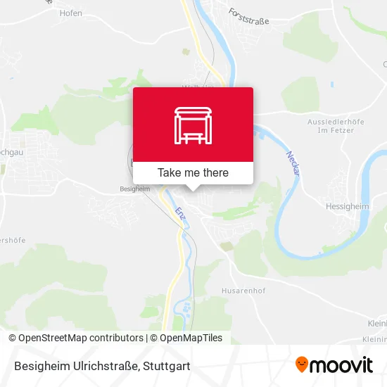 Карта Besigheim Ulrichstraße