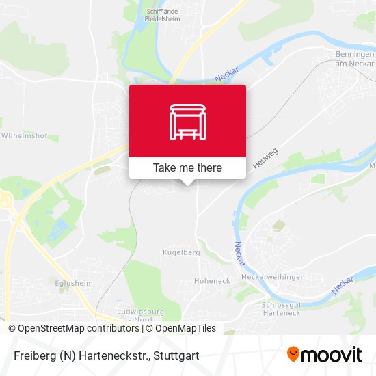 Карта Freiberg (N) Harteneckstr.