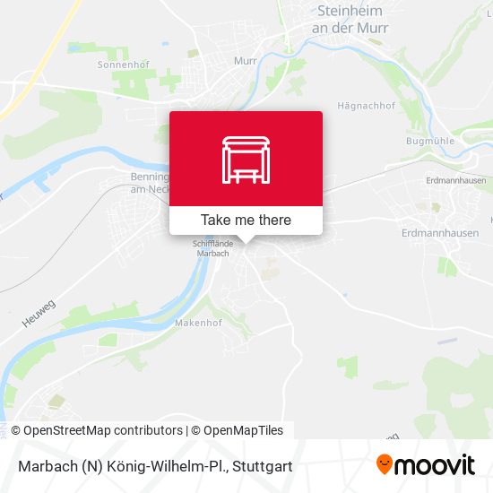 Marbach (N) König-Wilhelm-Pl. map