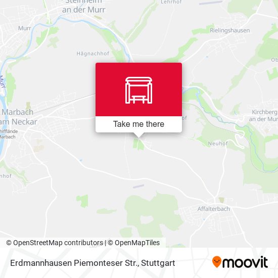 Erdmannhausen Piemonteser Str. map