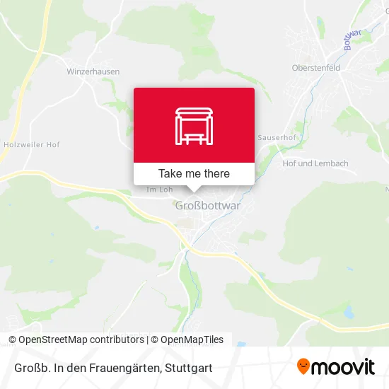 Карта Großb. In den Frauengärten