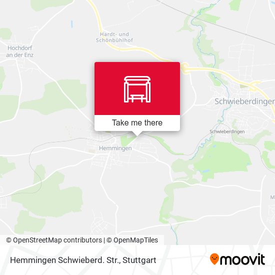 Hemmingen Schwieberd. Str. map