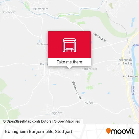 Карта Bönnigheim Burgermühle