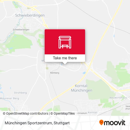 Münchingen Sportzentrum map