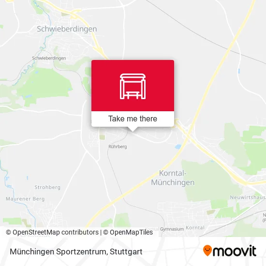 Карта Münchingen Sportzentrum