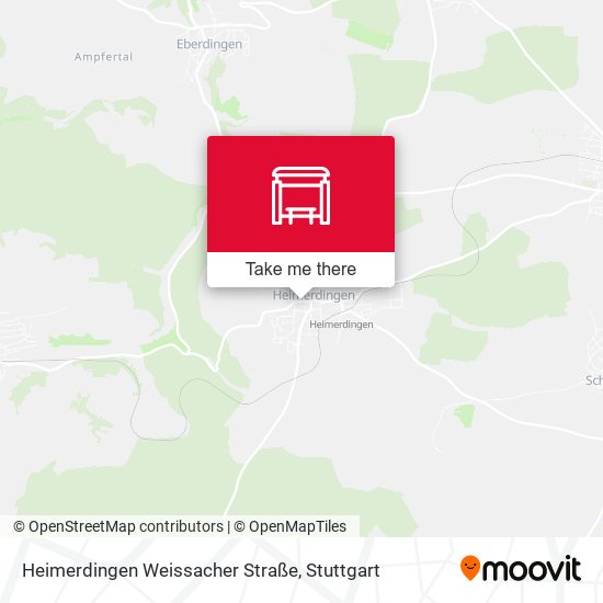 Heimerdingen Weissacher Straße map