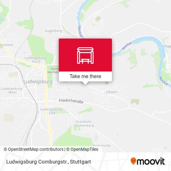 Карта Ludwigsburg Comburgstr.