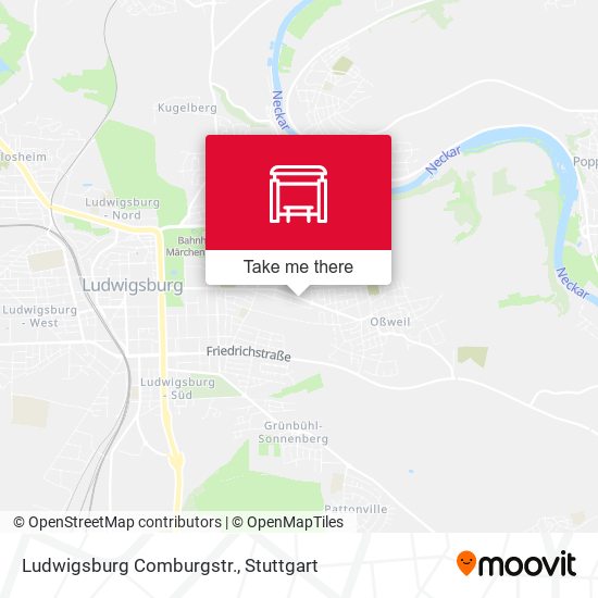 Ludwigsburg Comburgstr. map