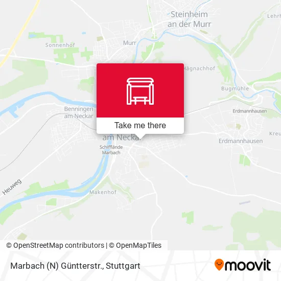 Карта Marbach (N) Güntterstr.
