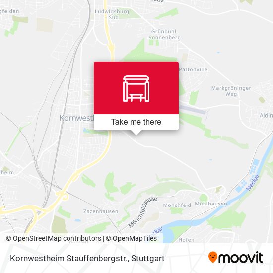 Карта Kornwestheim Stauffenbergstr.