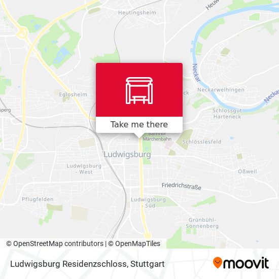 Ludwigsburg Residenzschloss map