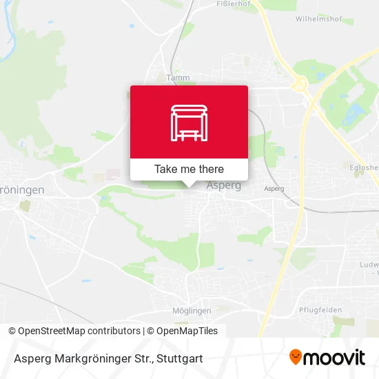 Карта Asperg Markgröninger Str.