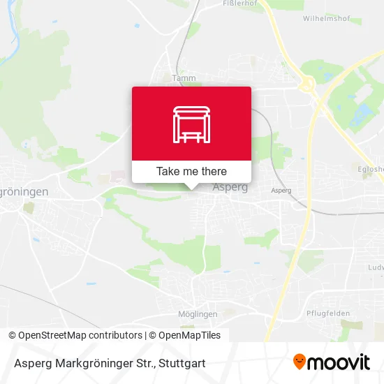Карта Asperg Markgröninger Str.