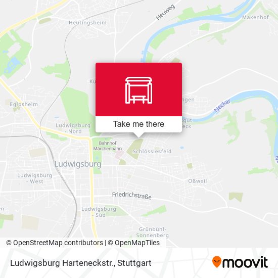 Ludwigsburg Harteneckstr. map