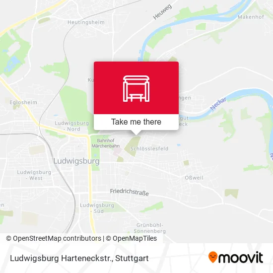 Карта Ludwigsburg Harteneckstr.