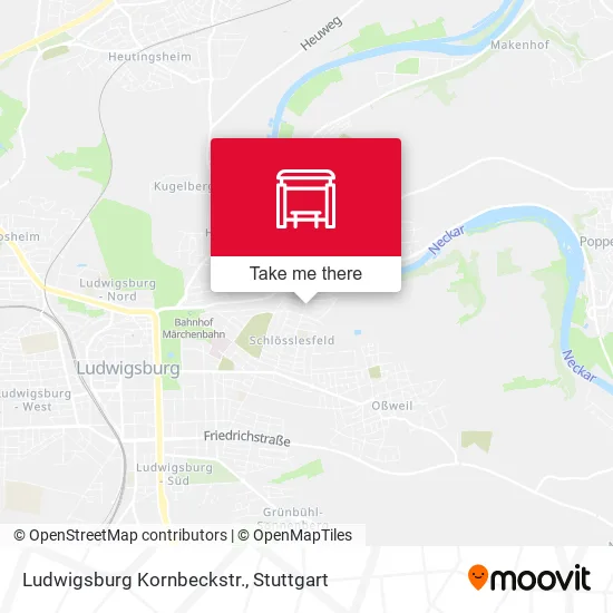 Карта Ludwigsburg Kornbeckstr.