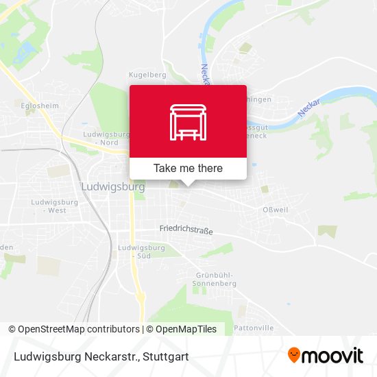 Ludwigsburg Neckarstr. map