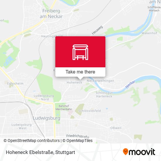 Hoheneck Ebelstraße map