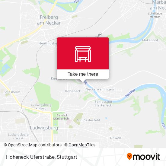 Карта Hoheneck Uferstraße