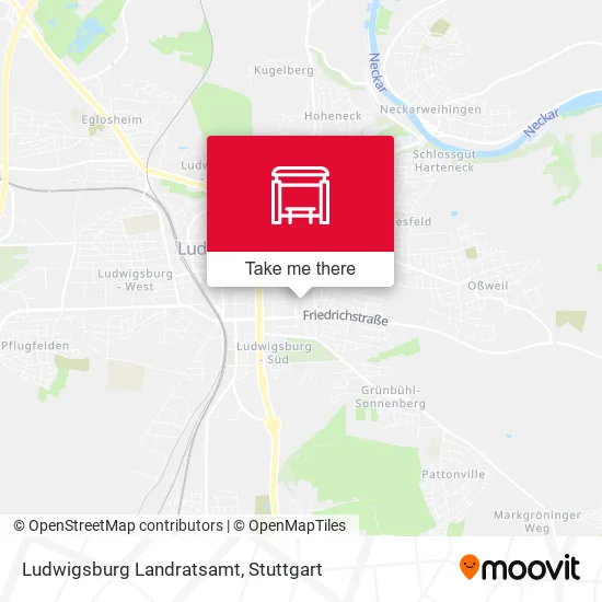 Карта Ludwigsburg Landratsamt