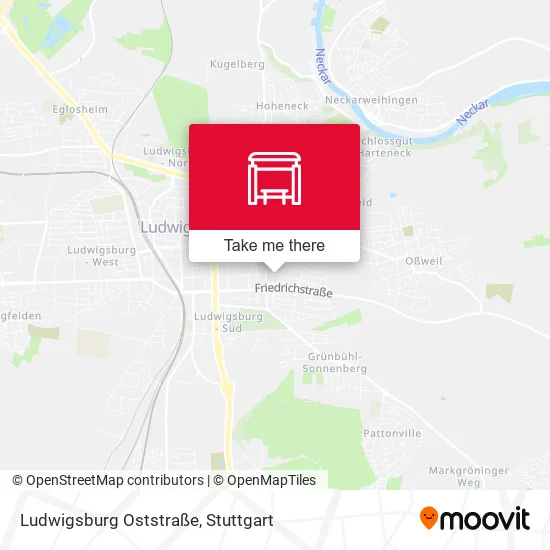 Карта Ludwigsburg Oststraße