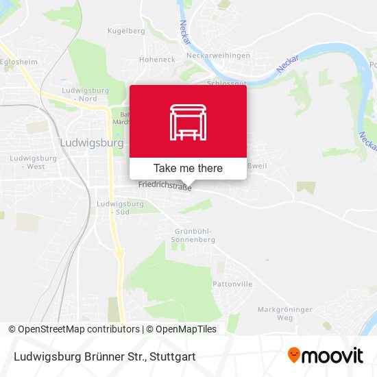 Ludwigsburg Brünner Str. map