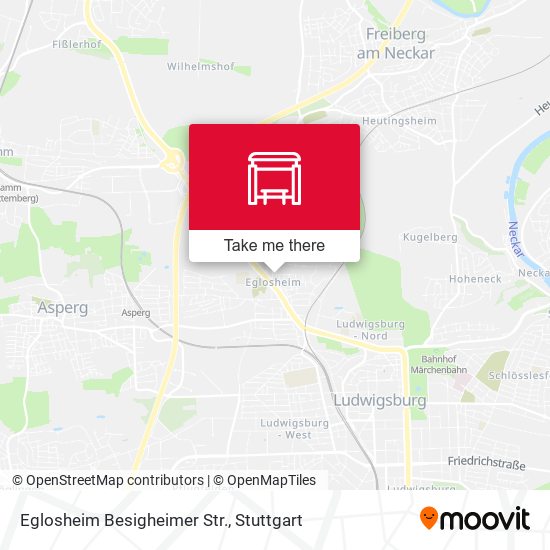 Eglosheim Besigheimer Str. map