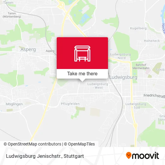 Карта Ludwigsburg Jenischstr.