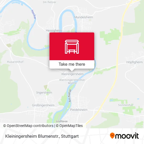 Карта Kleiningersheim Blumenstr.