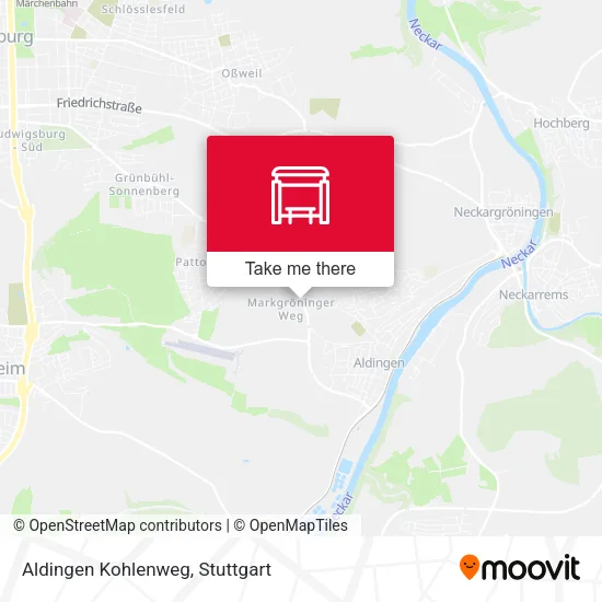 Карта Aldingen Kohlenweg