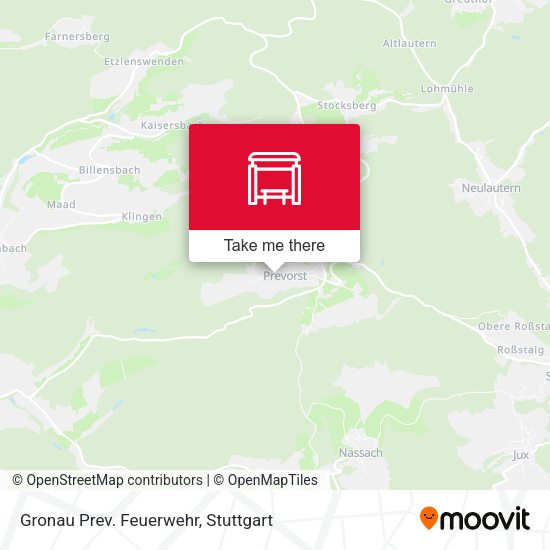 Gronau Prev. Feuerwehr map