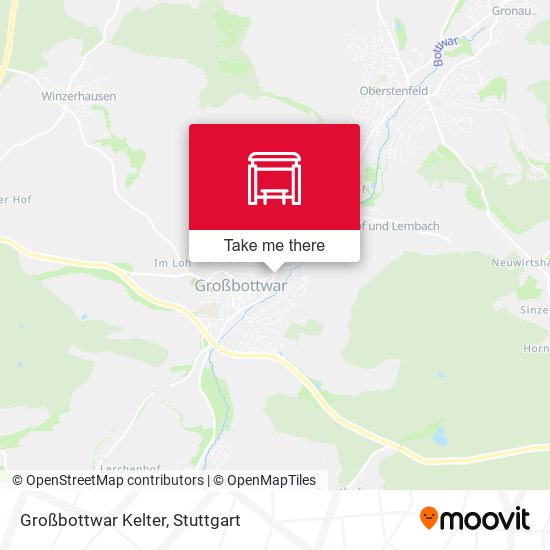 Карта Großbottwar Kelter