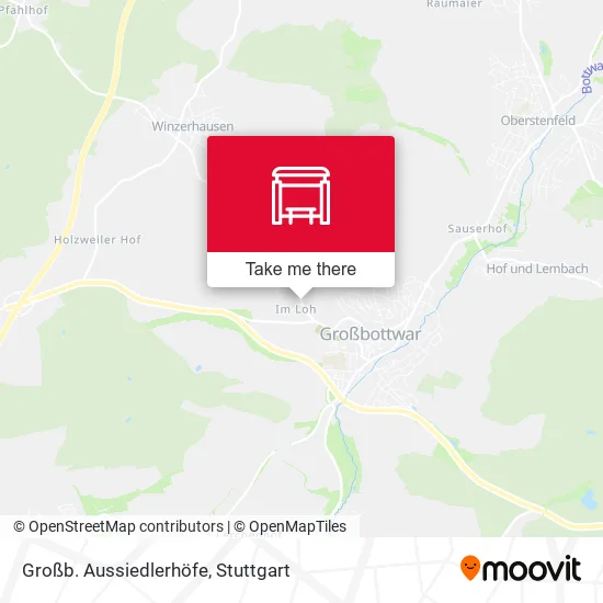 Карта Großb. Aussiedlerhöfe