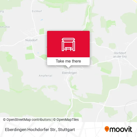 Карта Eberdingen Hochdorfer Str.