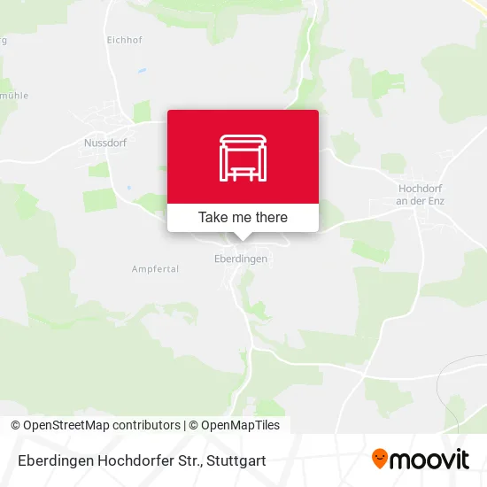 Карта Eberdingen Hochdorfer Str.