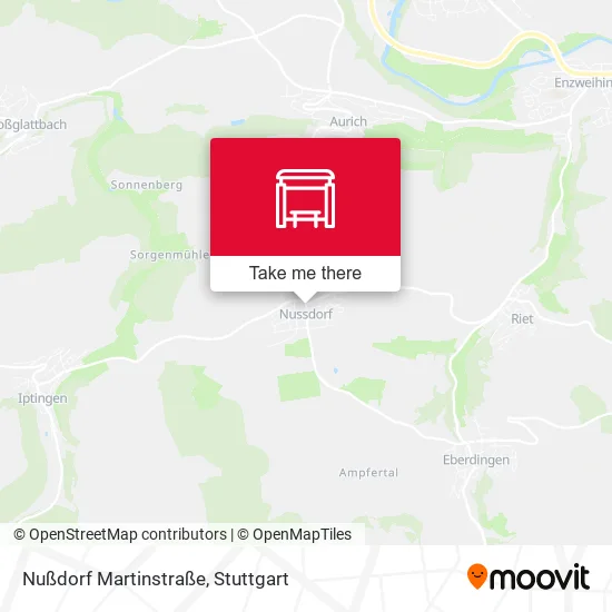 Карта Nußdorf Martinstraße