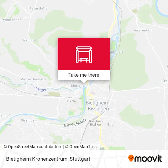 Карта Bietigheim Kronenzentrum