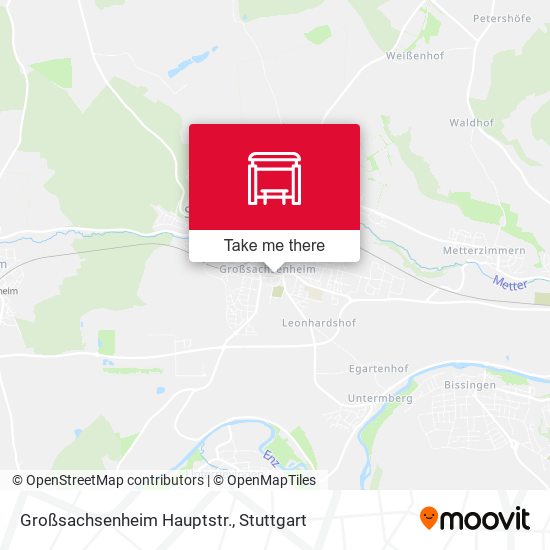 Карта Großsachsenheim Hauptstr.