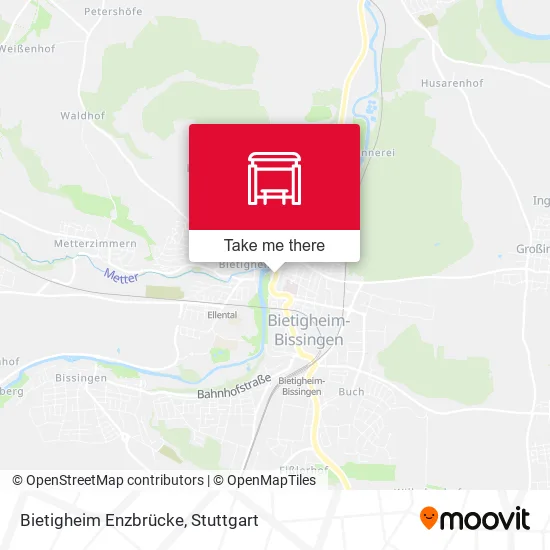 Карта Bietigheim Enzbrücke