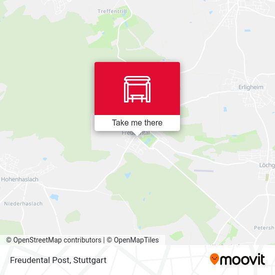 Карта Freudental Post