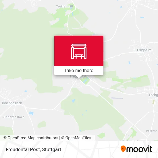 Карта Freudental Post