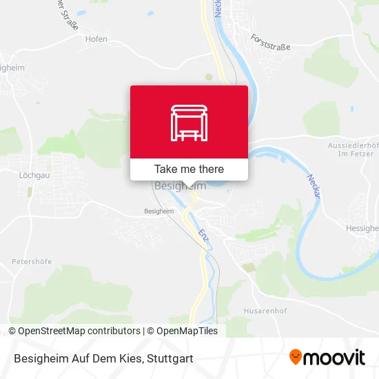 Карта Besigheim Auf Dem Kies