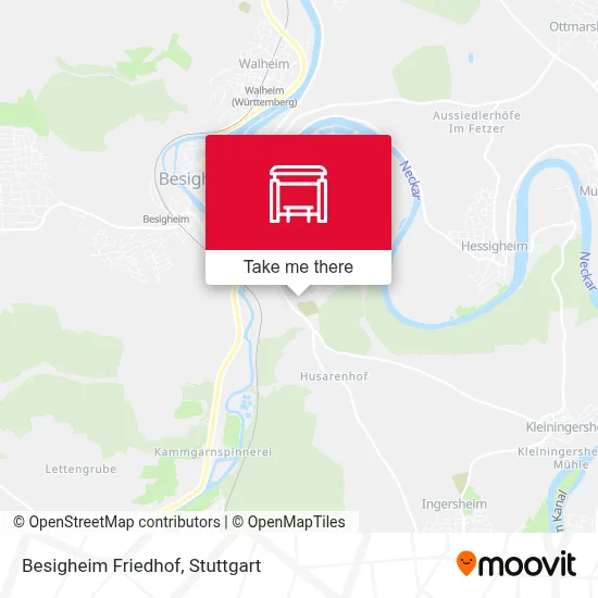 Besigheim Friedhof map